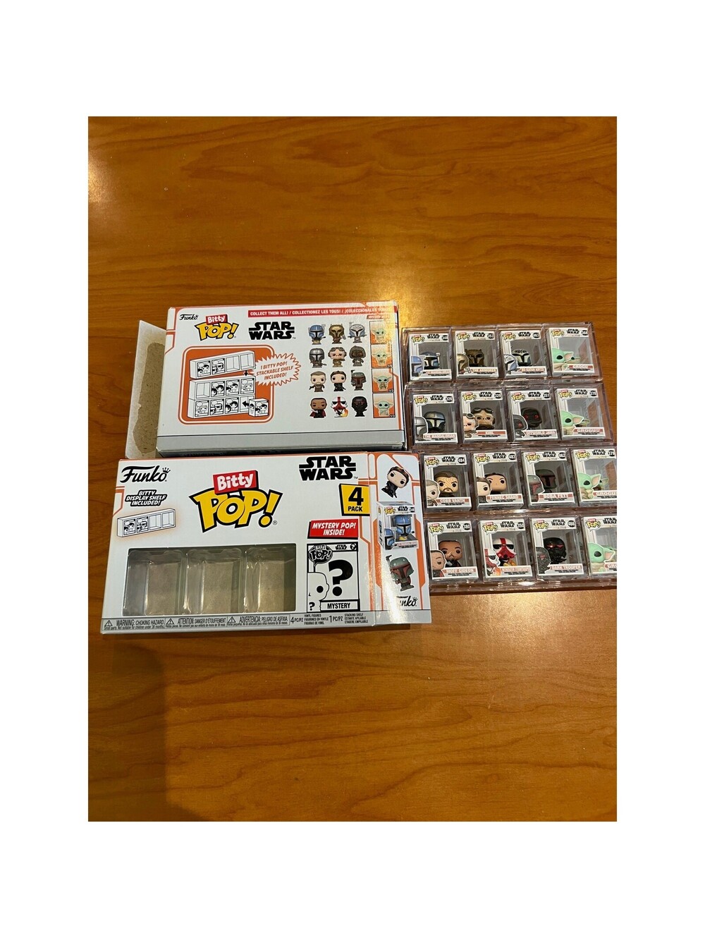 COMPLETE BITTY MULTIPACK SET Mandalorian Funko Pops ALL 4 RARE CHASES Star Wars